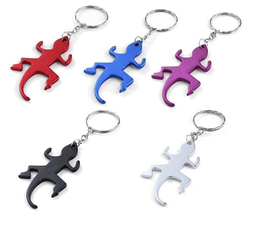 Lizard keyring reptile bottle - reptile,