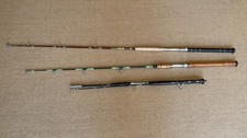 3 x VINTAGE Fishing Rods incl. SHAKESPEARE Helgoland 1460 Action B-200