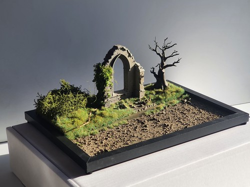 Framed diorama base - 1/48,