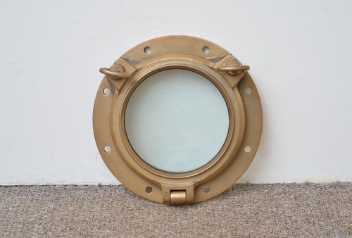 Vintage bronze porthole - vintage,