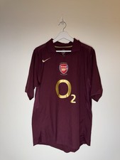 Arsenal 2005/06 Home Football Shirt Original Nike Large