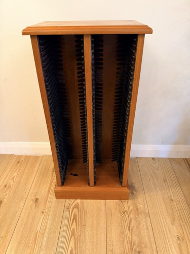Vintage wooden storage - vintage, cd