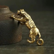 Mini Brass Copper Metal Tiger