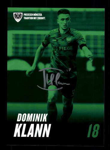 Dominik klann autograph card - dominik,