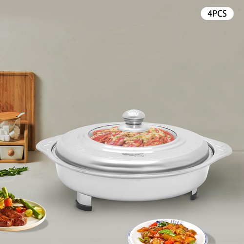 4pcs buffet dish trays - 4pcs,