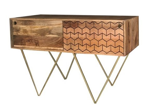 Nive console table - sliding,