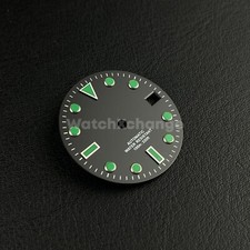 28.5mm Black & Green Watch