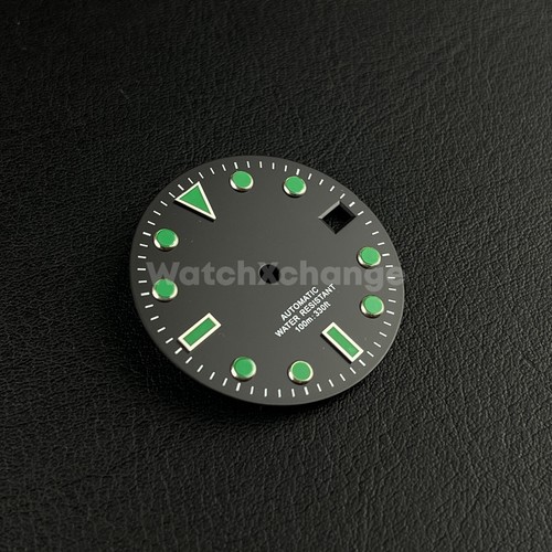 5mm black green watch - black,