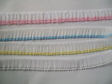 Crystal Pleat Gathered Lace -