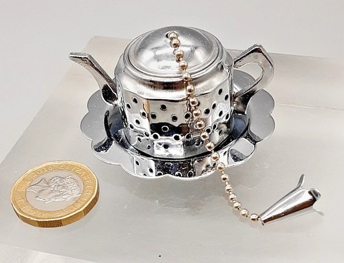 Vintage chrome small teapot - vintage, chrome?