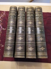 DIARY & CORRESPONDENCE OF SAMUEL PEPYS.4 VOLUME SET..FINE LEATHER BINDINGS..1854