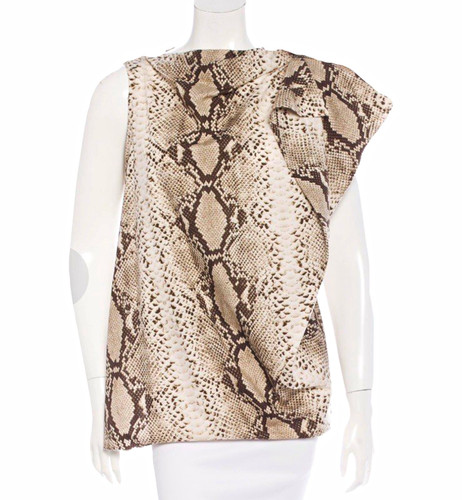 Lanvin snakeskin print - snakeskin, cropped