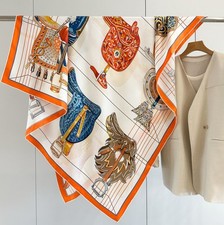 Pure Twill Silk Scarf Bandanna