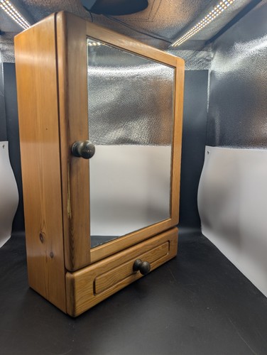 Vintage solid pine mirrored - pine,