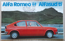 Alfa Romeo Alfasud ti Brochure
