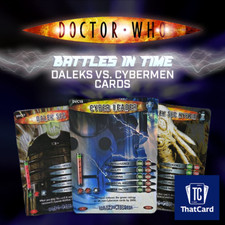 Dr Doctor Who Battles in Time Cards - DALEKS VS CYBERMEN Singles DVC01-DVC18