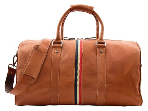 Real leather holdall weekend - leather,