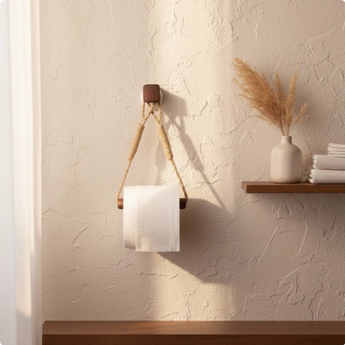 Rope toilet paper holder - rope,