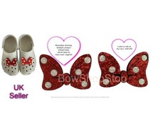 Pair of Red Glitter Minnie