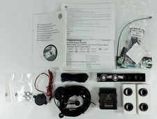 VW Rear Parking Aid Kit Golf Touran Jetta Scirocco Tiguan Black Painted GENUINE