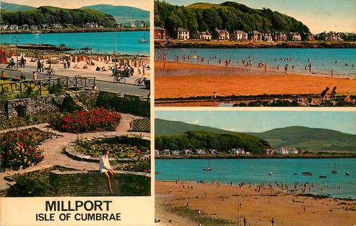 Millport cumbrae postcard - cumbrae,
