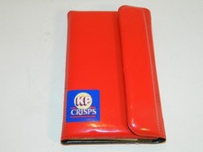 Unused Vintage KP Crisps 1989 Personal  Organizer Planner Diary Book red vinyl
