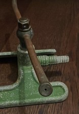 AN ANTIQUE CAST ALLOY AND