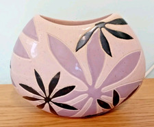 Vintage Floral Oval Vase