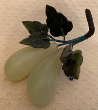 Vintage Jade Carved Leaves
