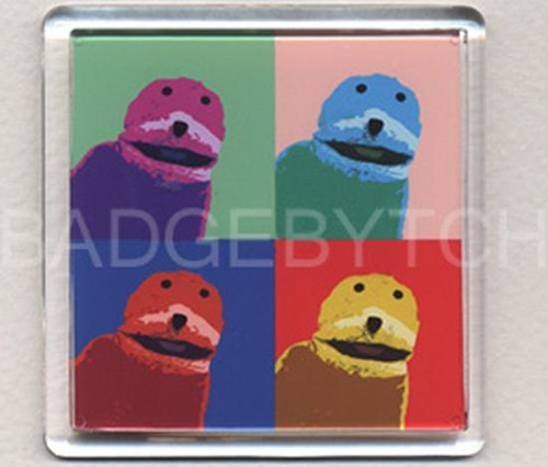 Flat eric warhol square fridge - flat,
