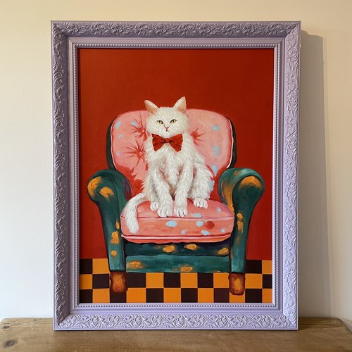 White persian cat maximalist - persian,