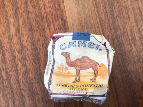 Camel cigarette vintage empty - cigarette,