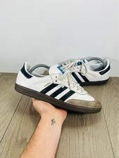 Adidas Samba OG Black & White Trainers Size UK Size 8.5 Leather Shoes
