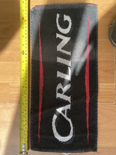 Carling black label bar - label, towel