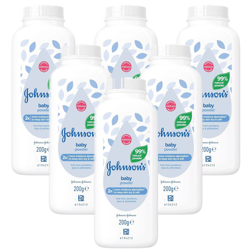 Johnsons baby powder 200g - 6,