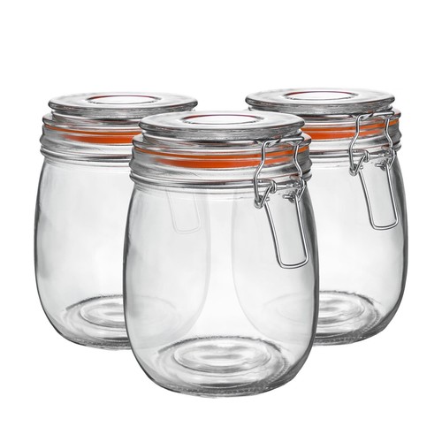 Glass jars with airtight - glass,