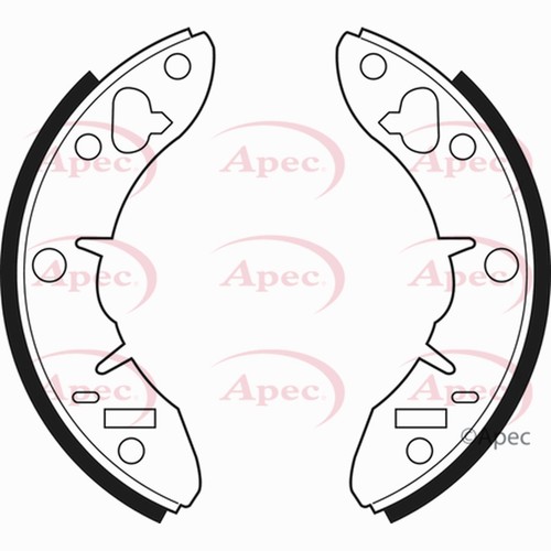 Brake shoes set - brake, reliant