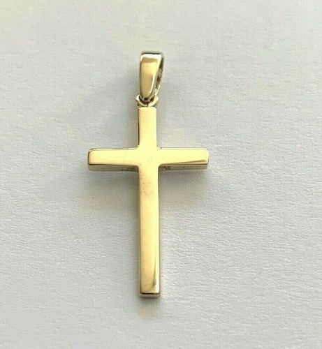 9ct solid yellow - yellow, cross