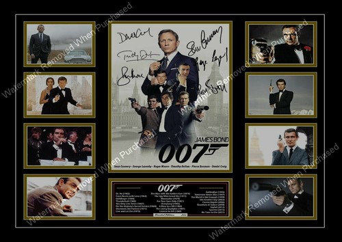 James bond collection signed - james,