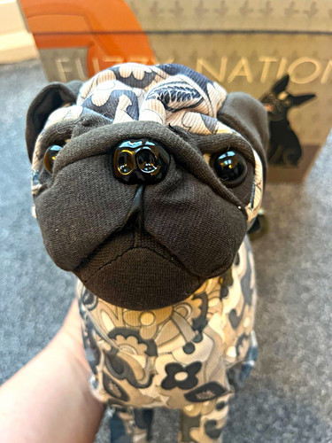 Fuzzy nation pug dog - fuzzy,