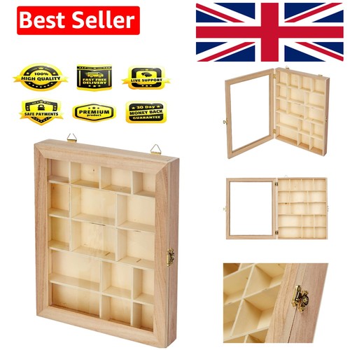Wooden display case with - wooden,