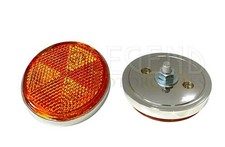 Orange motorcycle reflectors - motorcycle,