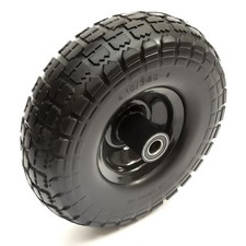 Metal Wheel Black & PU Rubber