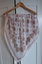 Laura Ashley silk square scarf