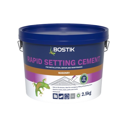 Rapid setting cement 5kg - rapid, 2.5kg