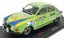 IXO 1/18 Scale 18RMC085B - SAAB 96 V4 #2 Winner Swedish Rally 1976 Blomqvist