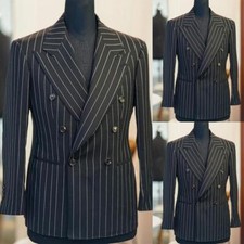 Black PinStripe Men's Suits