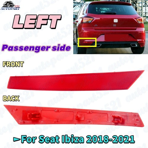 Rear bumper reflector left - rear,