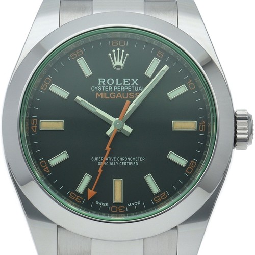 Rolex milgauss watch green - rolex,