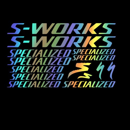 Works bike vinyl labels - s-works,